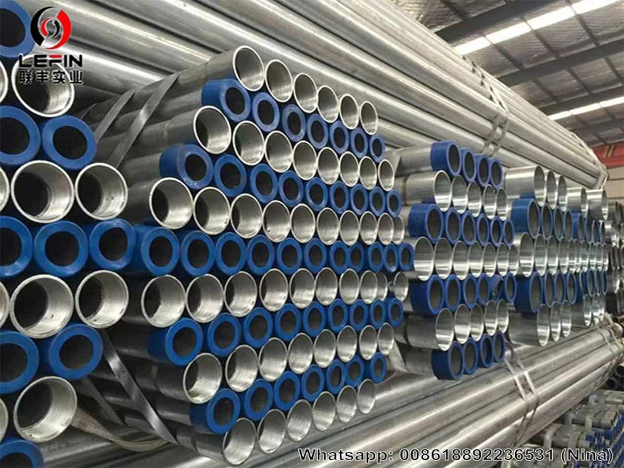 LEFIN STEEL-GI PIPE with caps